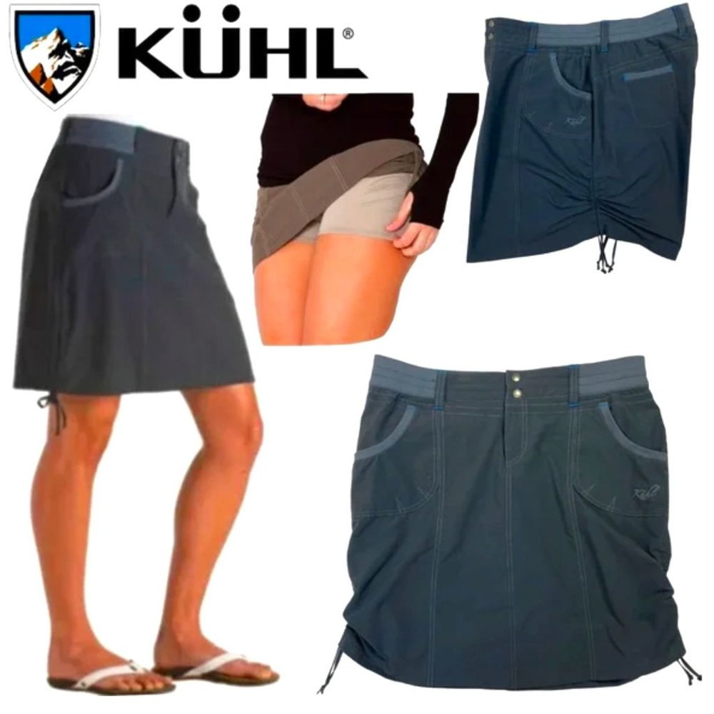 KUHL Durango Women’s Athletic Cargo Skort Skirt Quick Dry UPF 40 Size 2 - Picture 2 of 10